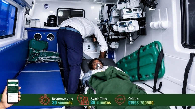 Surokkha ACLS ambulance advanced cardiac life support Bangladesh 24/7