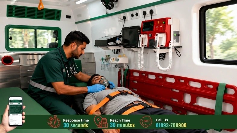 Surokkha ALS ambulance advanced life support Bangladesh 24/7